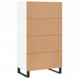 Highboard White 60x36x110 cm Engineered Wood 831492