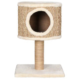 Cat Tree with Condo and Scratching Post 52 cm Seagrass 170972