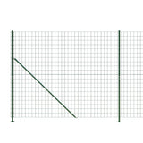 Wire Mesh Fence with Flange Green 2.2x25 m 154175