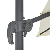Garden Parasol with Portable Base Sand 276343