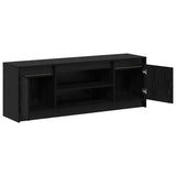 TV Units Black 139.5 x 34 x 50 cm Engineered wood 869241