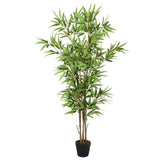 Artificial Bamboo Tree 828 Leaves 150 cm Green 358969
