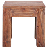Coffee Table 30x30x30 cm Solid Mahogany Wood 283919