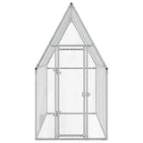 Chicken Cage Silver 200x100x190 cm Galvanised Steel 172550