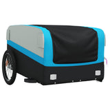 Bike Trailer Black and Blue 45 kg Iron 94051