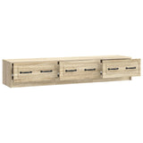 TV Cabinet Sonoma Oak 147 x 34.5 x 27 cm Engineered Wood 895857