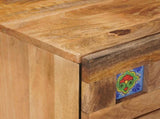 Bedside Cabinet Natural 50 x 33 x 62 cm Solid Mango Wood 4018269