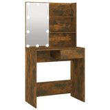 Dressing Table Brown Oak Engineered wood, Acrylic Compact 820483