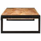 Bathroom Shelf Brown 100 x 50 x 23 cm Soild Rough Mango Wood 4102760