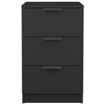 Bedside Cabinets 2 pcs Black 40x36x65 cm 811271