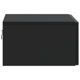 Wall-Mounted Bedside Cabinet Black 49 x 34.5 x 20 cm 898447