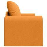 Sofa Bed Dark yellow 148 x 71 x 83 cm Fabric 4106681