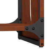 Firewood Rack 40x30x80 cm Weathering Steel 864230