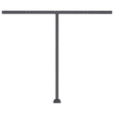 Manual Retractable Awning with LED 300x250 cm Blue and White 3069701