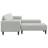 Living Room Couch 3 pcs Light Grey 3335122