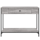Console Table Grey Sonoma 100x34,5x75 cm Engineered Wood 834163
