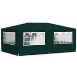 Professional Party Tent with Side Walls 4x6 m Green 90 g/m 48538