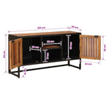 Sideboard 105 x 30 x 55 cm Solid Mango Wood and Engineered Wood 42020090