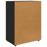 Storage Cabinets Black 80 x 48 x 105 cm Engineered Wood 3406226