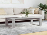 Coffee Table Grey Sonoma 102x50x35 cm Engineered Wood 823364