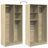 Wardrobe Sonoma Oak 100x50x200 cm Engineered Wood 3307767