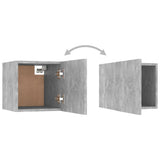 7 Piece TV Cabinet Set Concrete Grey Engineered Wood 3079081
