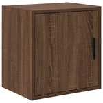 ZNTS Garage Cabinets 2 pcs Brown Oak Engineered Wood 3328329