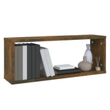Wall Cube Shelves 6 pcs Smoked Oak 60x15x23 cm Engineered Wood 815926
