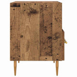 Bedside Table 2 pcs Old Wood 40 x 35 x 47.5 cm Engineered Wood 884068