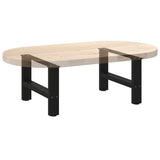 Coffee Table Legs Black 2 pcs 50x cm Steel 4013260