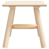 Side Table 49x49x50 cm Solid Wood Spruce 363351