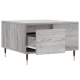 Coffee Table Grey Sonoma 55x55x36.5 cm Engineered Wood 830754