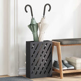 Umbrella Stand Black 28 x 12 x 41 cm Steel 868530