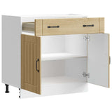 Kitchen Base Cabinet Lucca Sonoma Oak Engineered Wood 853740