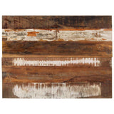 Rectangular Table Top 60x80 cm 15-16 mm Solid Reclaimed Wood 286043