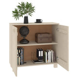 Sideboard HAMAR Honey Brown 85x35x80 cm Solid Wood Pine 340492
