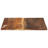 Table Top Various shades of brown Solid reclaimed wood 60x70cm 286042