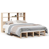 Bookcase Bed without Mattress 120x190 cm Small Double Solid Wood 3323941