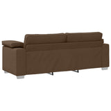 Sofa 3 pcs Brown Fabric 3324662