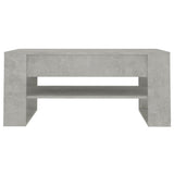 Coffee Table Concrete Grey 102x55x45 cm Engineered Wood 810903