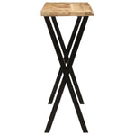 Console Table with Live Edge 105x33x76 cm Solid Wood Mango 372763