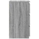Bed Cabinets 2 pcs Grey Sonoma 40x35x62.5 cm Engineered Wood 815174