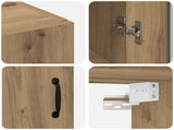 Wall Mounted Cabinets 2 pcs Artisan oak 69.5 x 34 x 90 cm 3394537