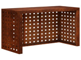 Air Conditioner Cover Rusty 110 x 50 x 80 cm Weathering Steel 8014142