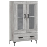 Highboard Grey Sonoma 69.5x31x115 cm Engineered Wood 828306