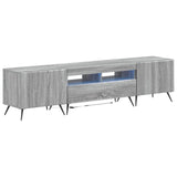 5 Piece LED TV Cabinet Grey Sonoma Engineered Wood 3416929