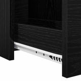 Bathroom Furniture Set Wall-mounted Black Oak 80 x 18 x 60 cm 871643