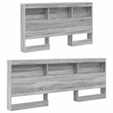 Bookcase Bed Grey sonoma 140 x 200 cm Engineered wood 3335733