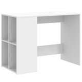 Desk White 102x50x75 cm Engineered Wood 840541
