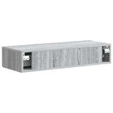 Wall-Mounted Side Table Grey Sonoma 87.5 x 34.5 x 17 cm 899351